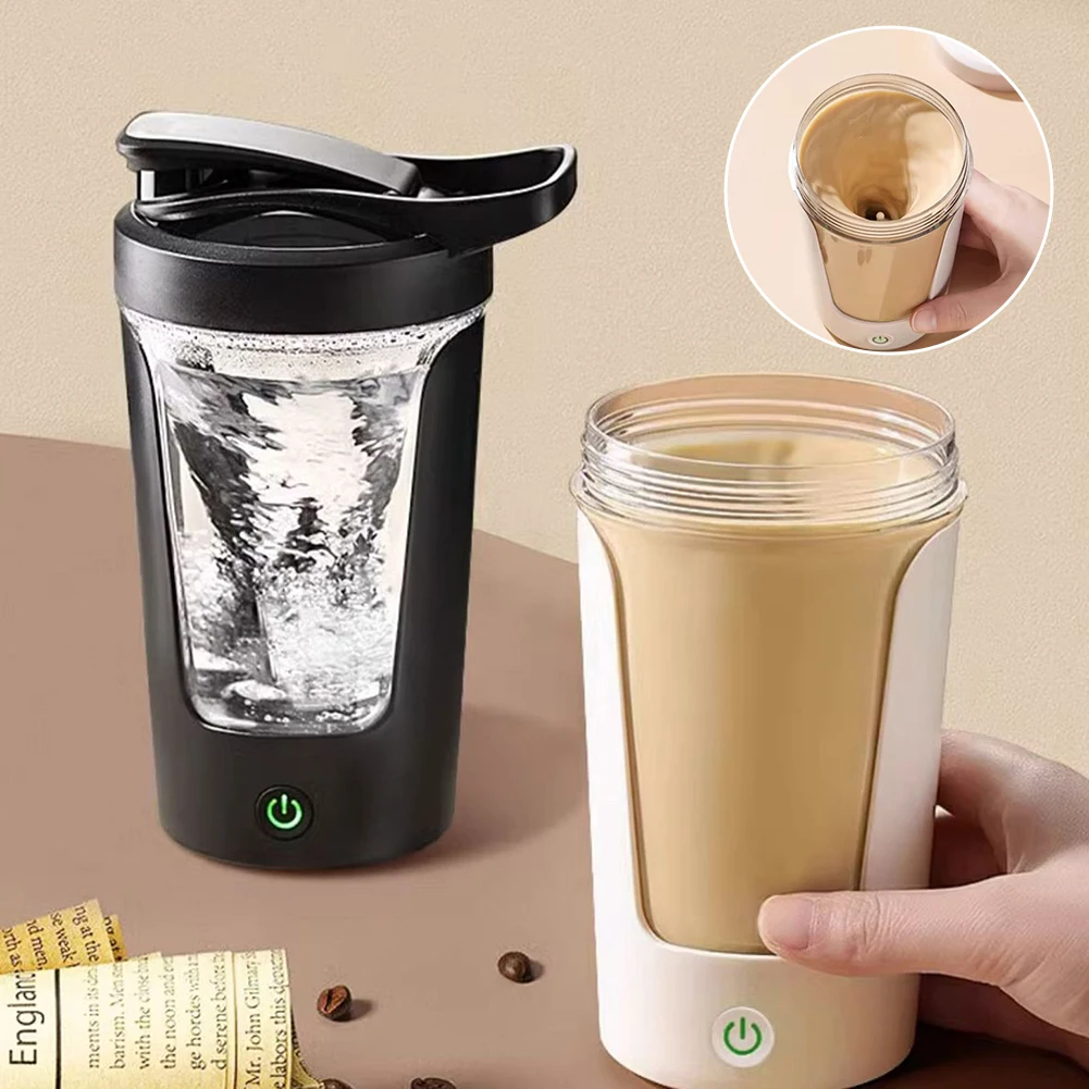 

450ml Electric Shaker Bottle,Portable Mixer Cup,Self Stirring Mug,Coffee Cups for Protein Shakes Milk Tea,Sports Fitness