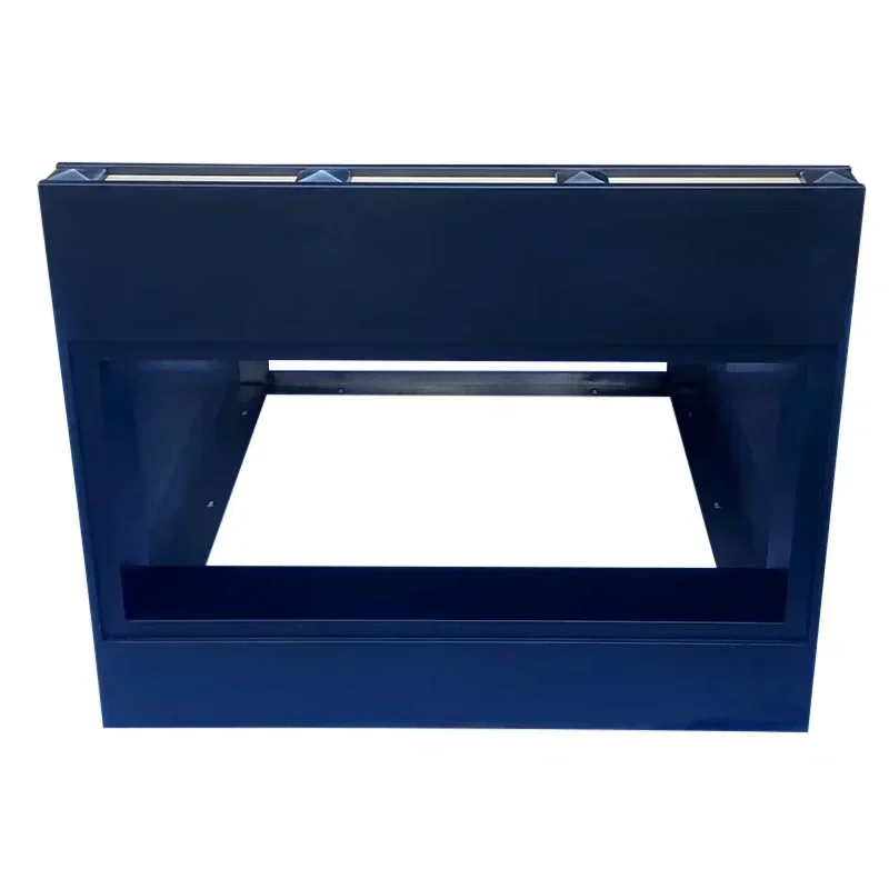 

Black Powder Coating Stainless Steel 30 Inch Wide Wall Mounted Range Hood Luxury French Style Customized Vent Hood