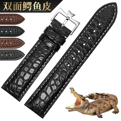 First layer Double Sided Crocodile Skin  Watch Strap For Vacheron VC Constantin Bracelet Men's Watchband 19mm 20mm 21mm