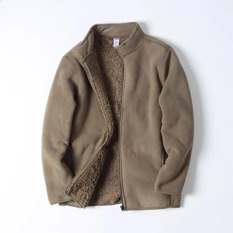 

Мужское зимнее пальто Fce Jaet Thiened, бархатный свитшот с застежкой-молнией, повседневная верхняя одежда, длинная све