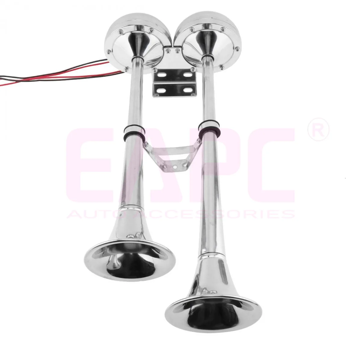 TZ-335DB 에어혼 12V 또는 24V 스테인리스 스틸 전기 듀얼 트럼펫 보트 마린