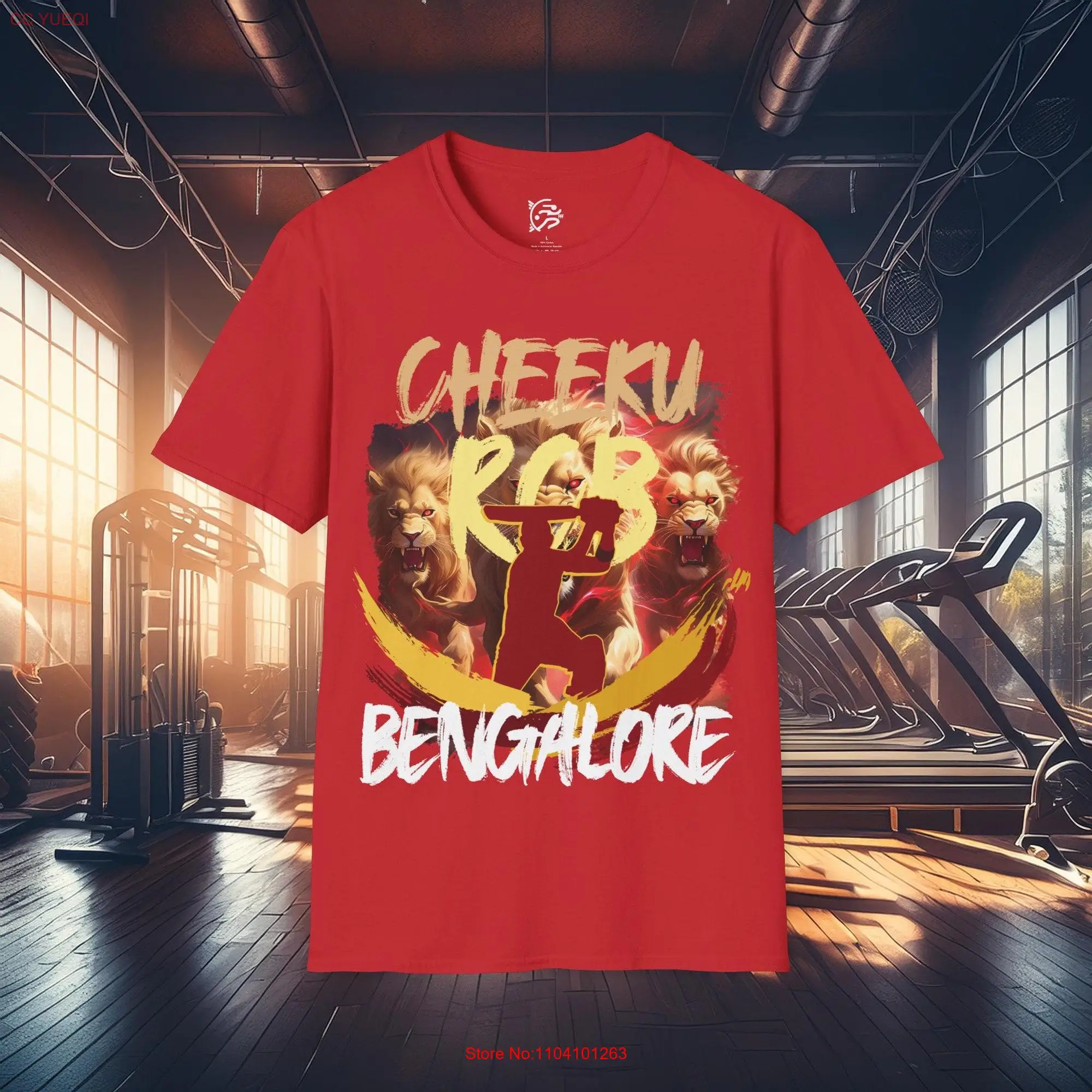 Special Virat Kholi T Shirt Royal Challengers Bengalore Cheeku long or short sleeves