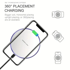 Wireless induction rapid charging pad, dock Station for iPhone 15, 14, 13, 12, x pro max, samsung s23, s22, xiaomi, huawei, 30w 12 Main Sales Charger 30W - №1