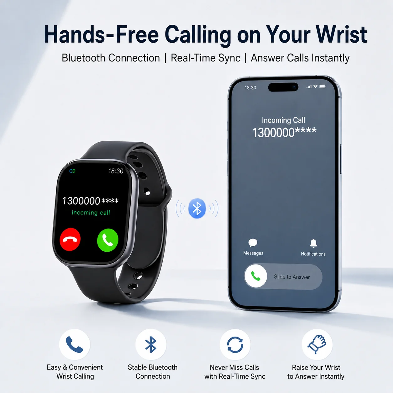 LAXASFIT New Smart Watch NFC Wireless Charging IP68 Waterproof True Step Counter Bluetooth Call Rotary Encoder Fitness Tracker