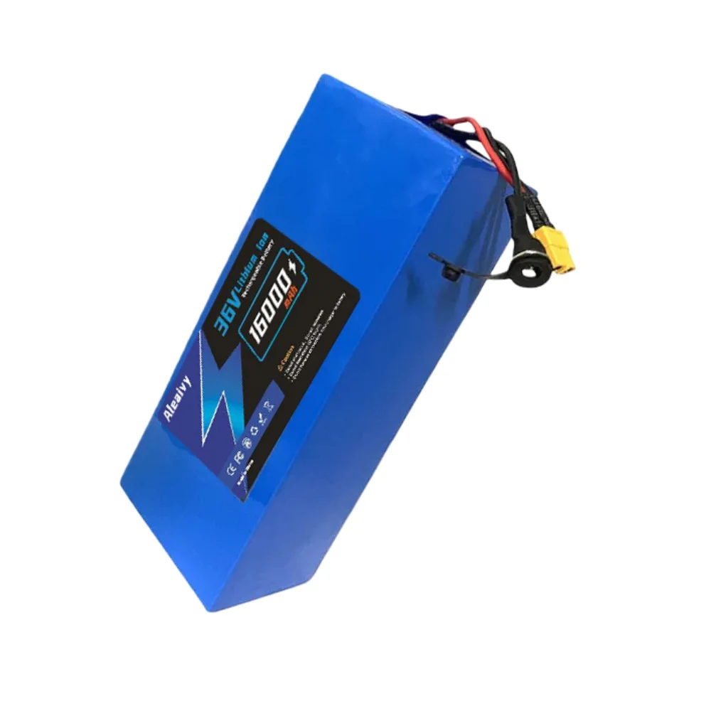 New 36V 16000mAh 21700 Lithium Battery 10S3P Built-in BMS 150W-750W 42V E-Two Wheelers Motorcycle Scooter.