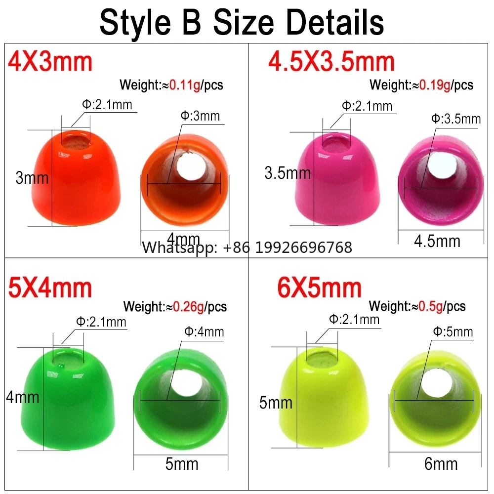 

Wholesale UV Brass Cone Head Beads Tube Fly Woolly Bugger Streamers Nymphs Trout Fishing Lure Tying Material factory