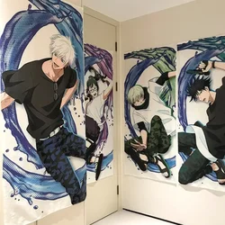 Jujutsu Kaisen Hanging Cloth Satoru Gojo Fushiguro Megumi Anime Peripherals Originality Decorate Door Wall Background Cloth