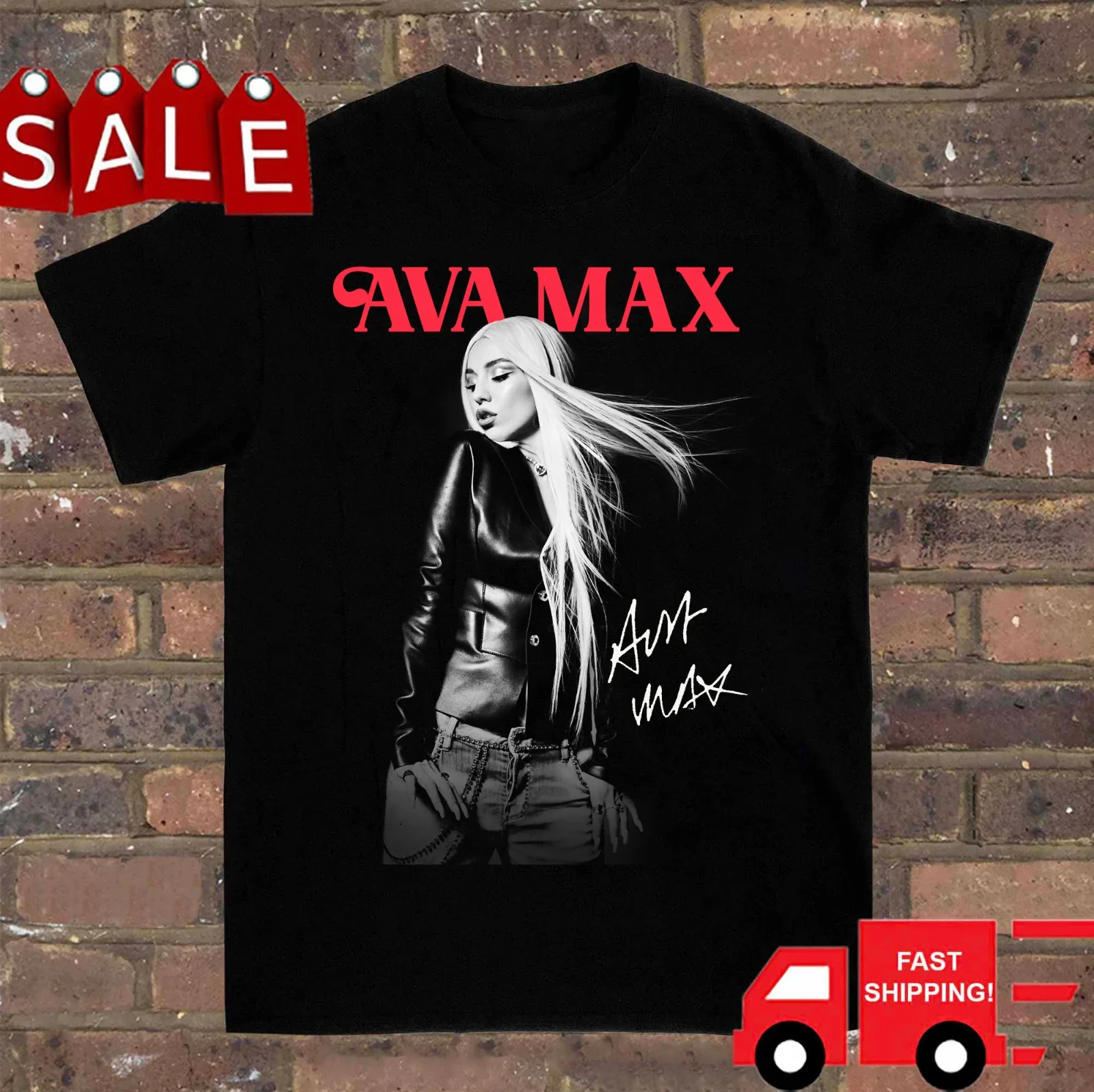 Talking Back AVA MAX Shirt Black Signature Classic Unisex Size S-5XL VE406 long sleeves