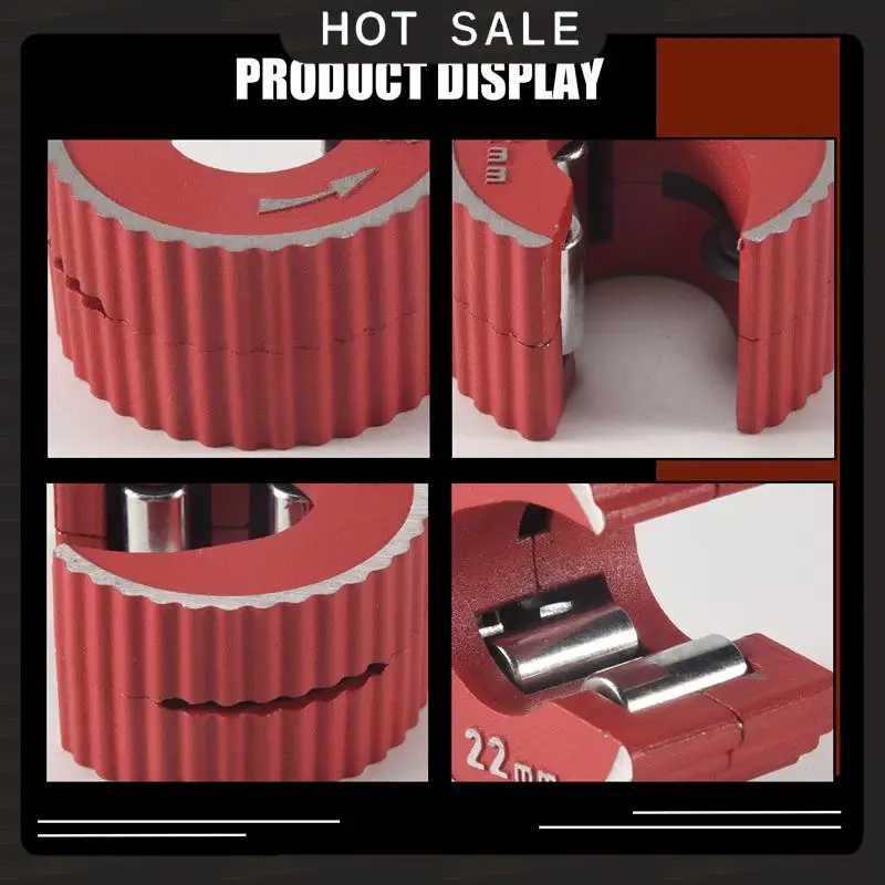 24-Hour Delivery 2PCS 15Mm & 22Mm Copper Pipe Cutter Mini Auto Pipe Slice Tool Zinc Alloy Tube Cutter For Cutting Copper Aluminu