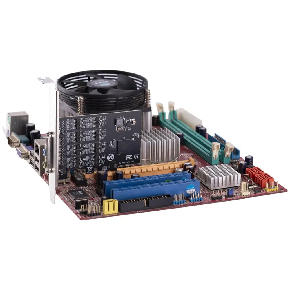 Imagem -06 - Iocrest Pci Express Portas de Alta Velocidade Rs422 Rs485 Multi Série Pcie x1 Industrial i o Cartão com Suporte de Perfil Baixo