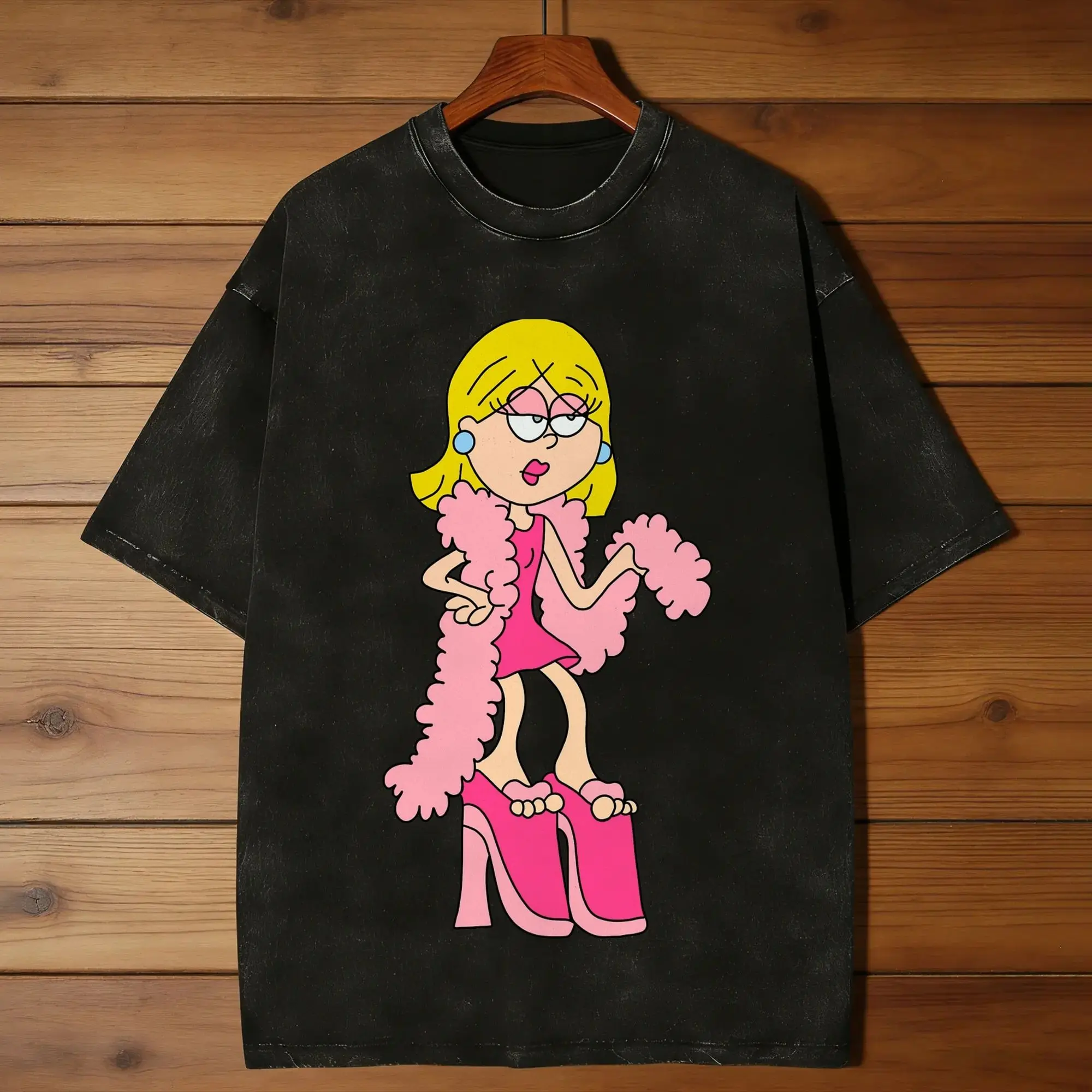 Lizzie McGuire T Shirt Summer  Streetwear T-Shirts Cotton Fashion Tshirt For Couple Short-Sleeve Custom DIY Tops