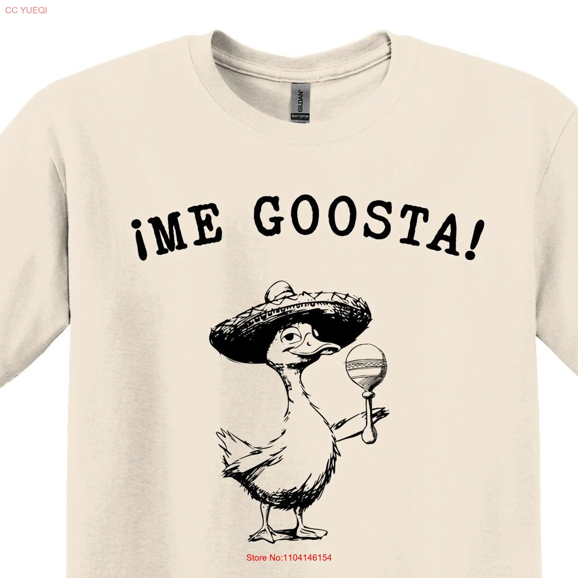 Me Goosta T Shirt Funny Vintage Nostalgia Relaxed Minimalist Gag Meme long or short sleeves