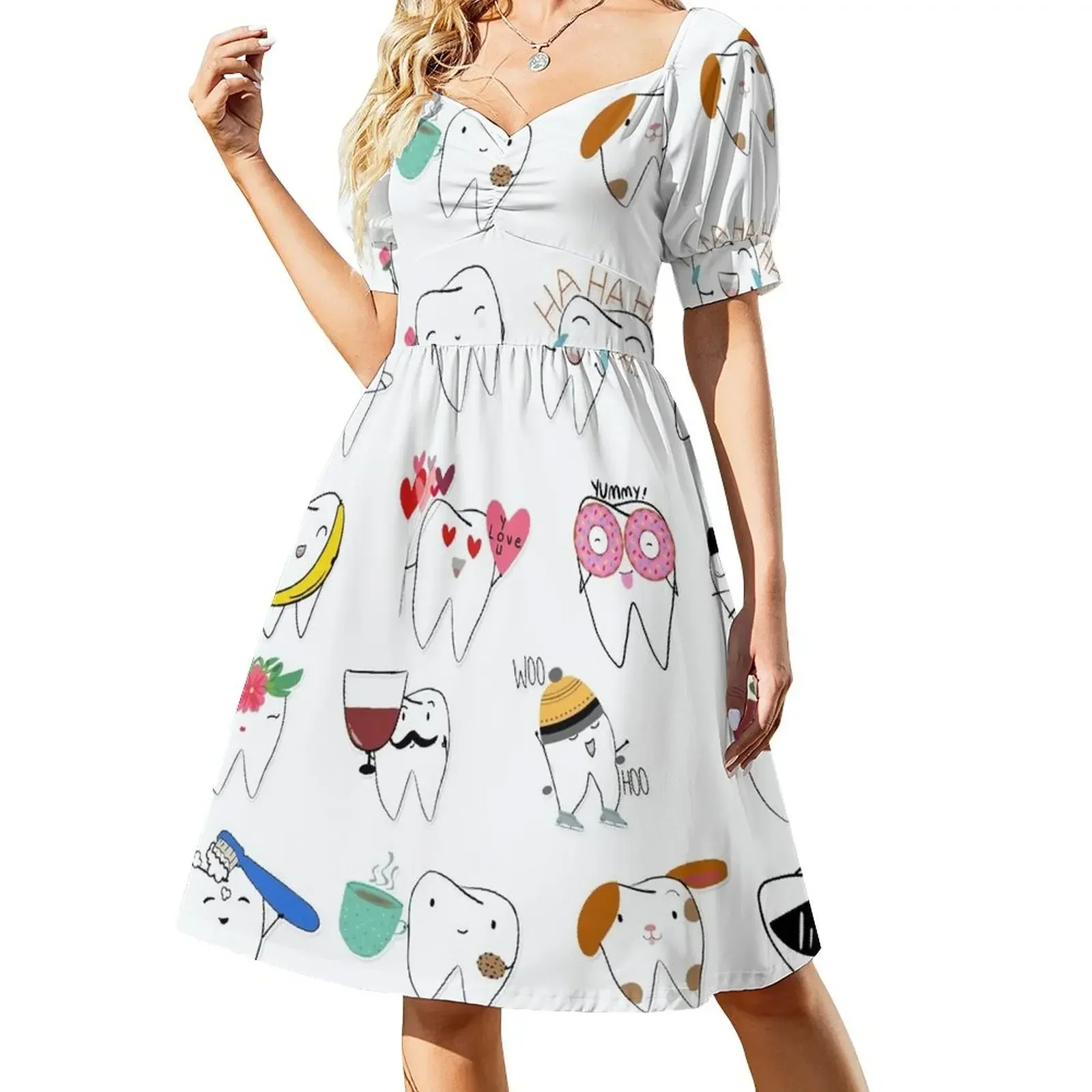 

Mix-Molar Short-Sleeved Dress Dresses women's clothing trend 2025 Dress