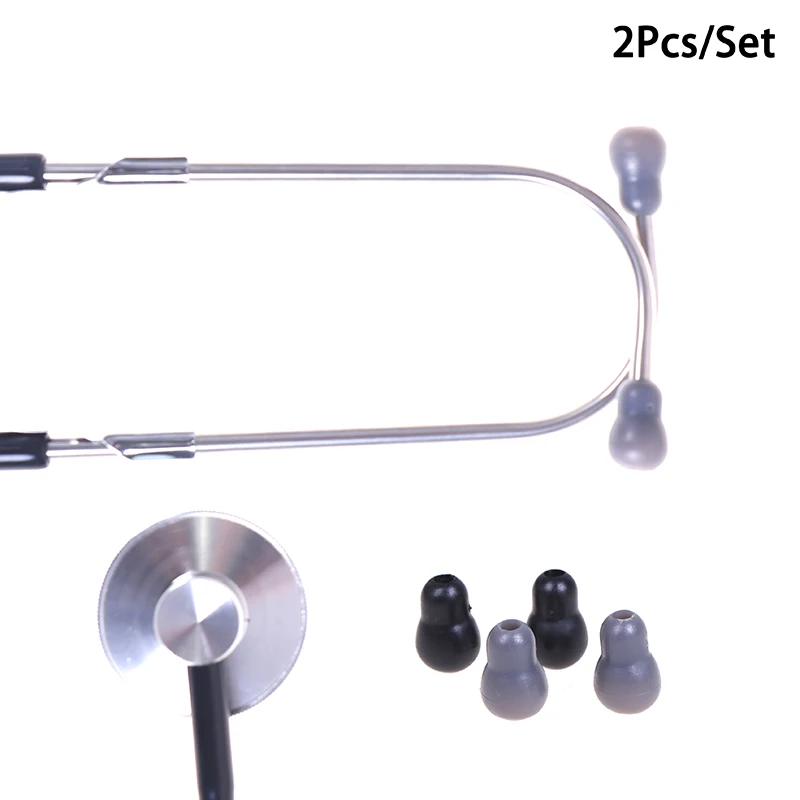 2×Replacement Soft Silicone Earplug Ear Tips Earpieces For Littmann Stethoscope