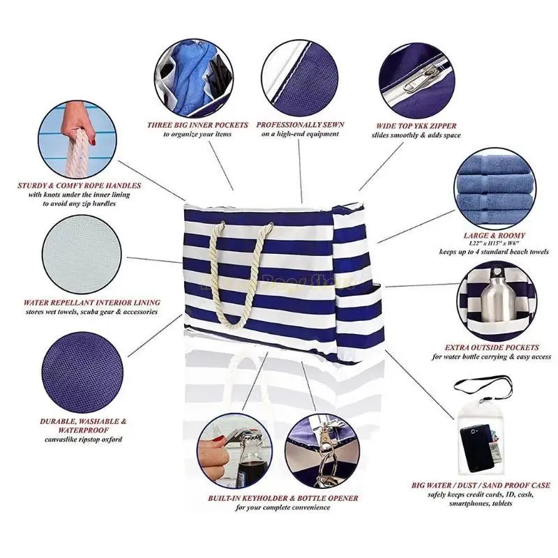 

X90D Огромная емкость пляж/бассейн пакеты на плечах.