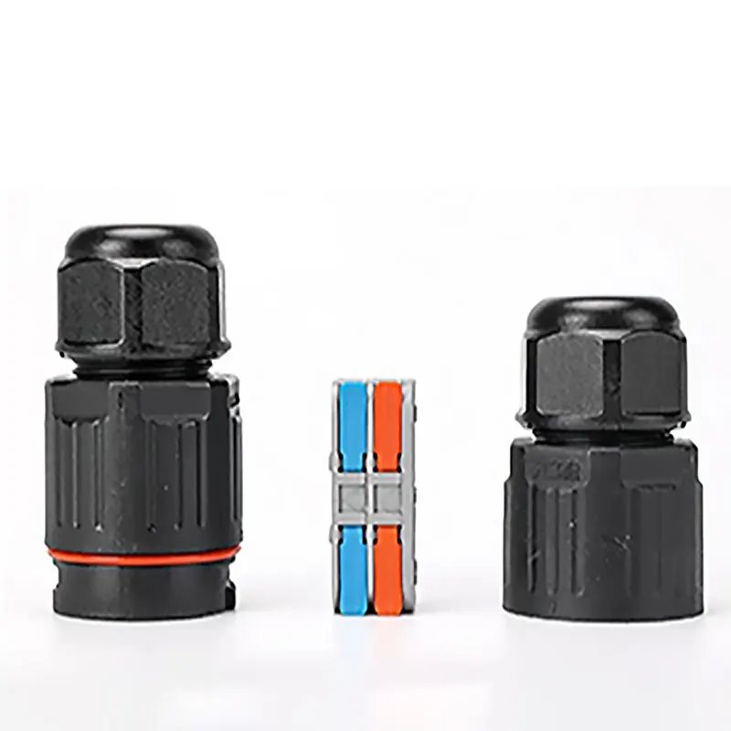 IP68 Waterproof Joint Wire Quick Connection Waterproof Connector 2/3 Pin Solder Less LED Lamp Wiring Outdoor Rainproof Terminal