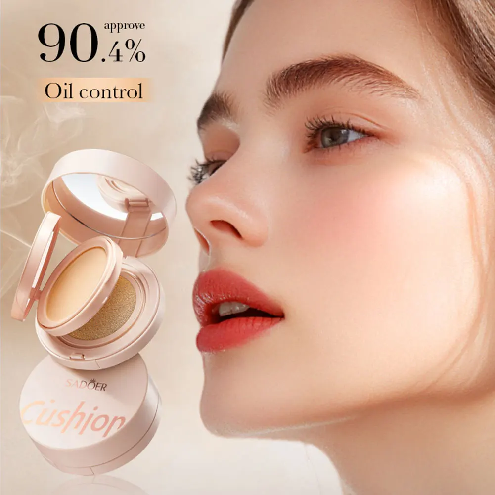 2 で 1 エアクッション BB クリーム二重層クッションファンデーションメイクアップ防水長期的なコンシーラープライマーベース