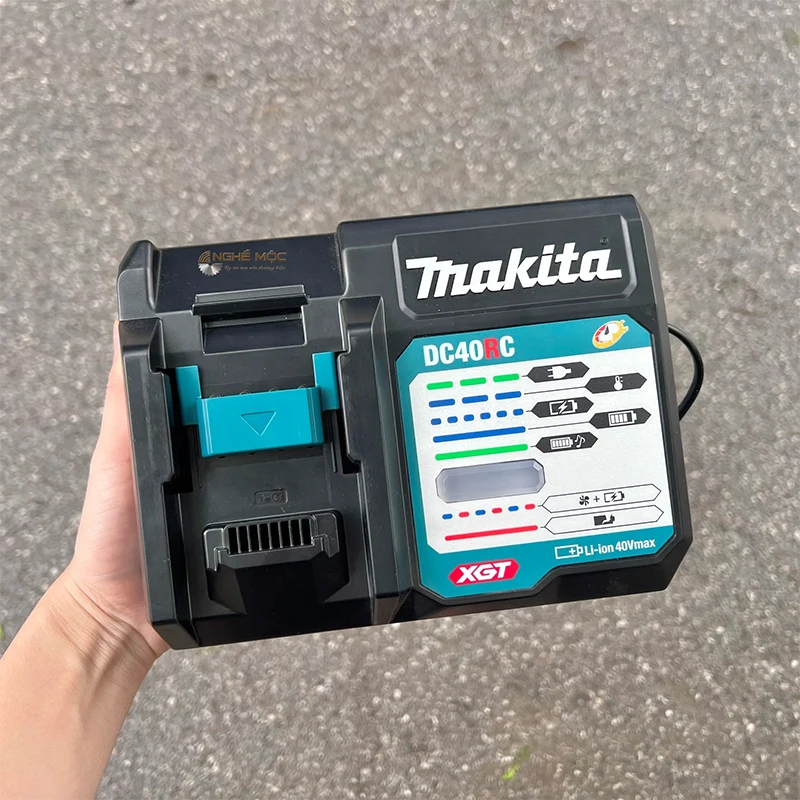 Imagem -04 - Makita-carregador Rápido Original Dc40rc 40vmax Xgt Tensão de Entrada 220v