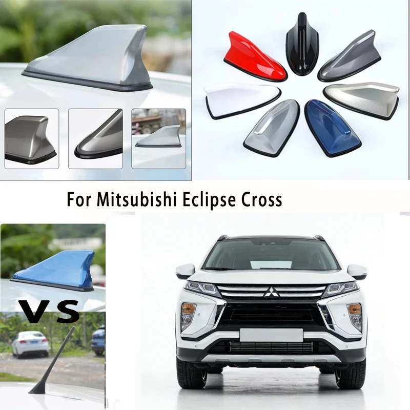 

For Mitsubishi Eclipse Car Roof Top Mount Shark Fin Aerial Antenna Toppers Auto Radio AM FM Antenna Signal Amplifier Aerial