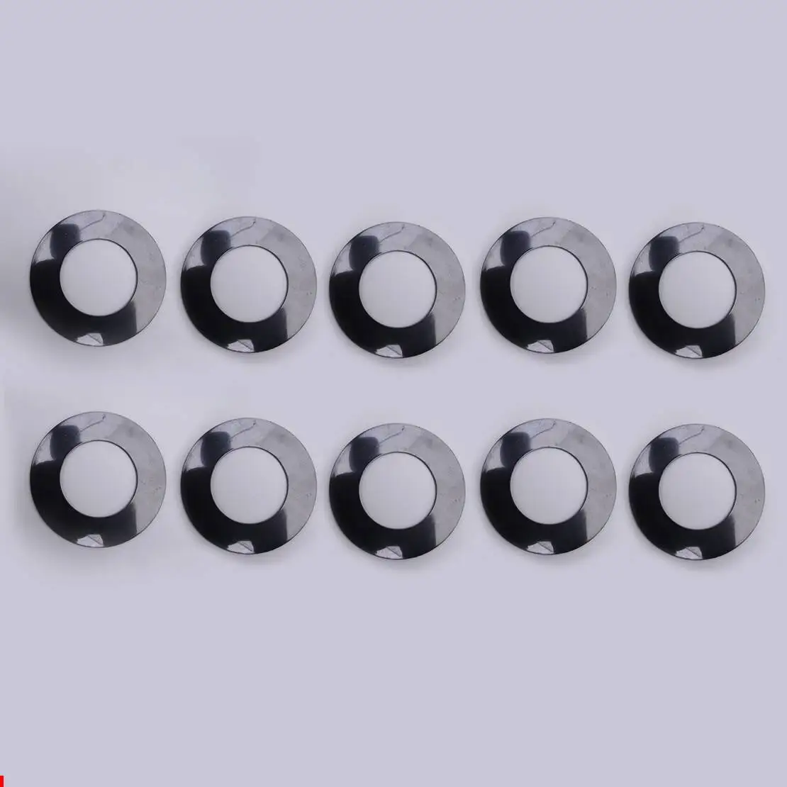 10pcs 45mm Bucket Pin Shim Kit Fit for Excavator And Skid Steer Cat Bobcat Deere Komatsu Black Plastic