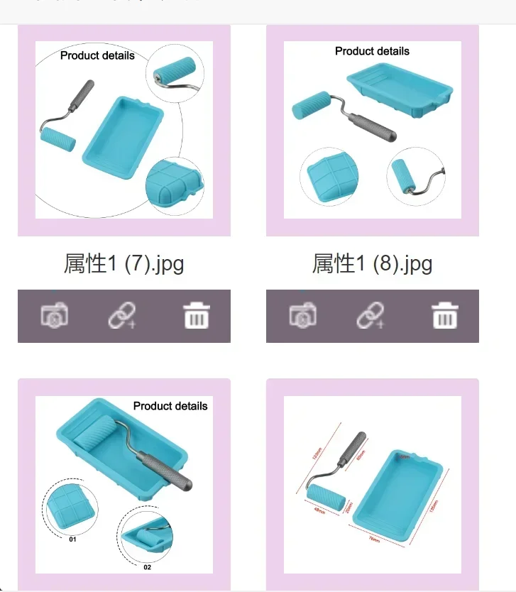 Latex Roller Tray Set Silicone Paint Roller Silicone Paint Roller And Tray Set Paint Roller Set For Arts Crafts Woodworking
