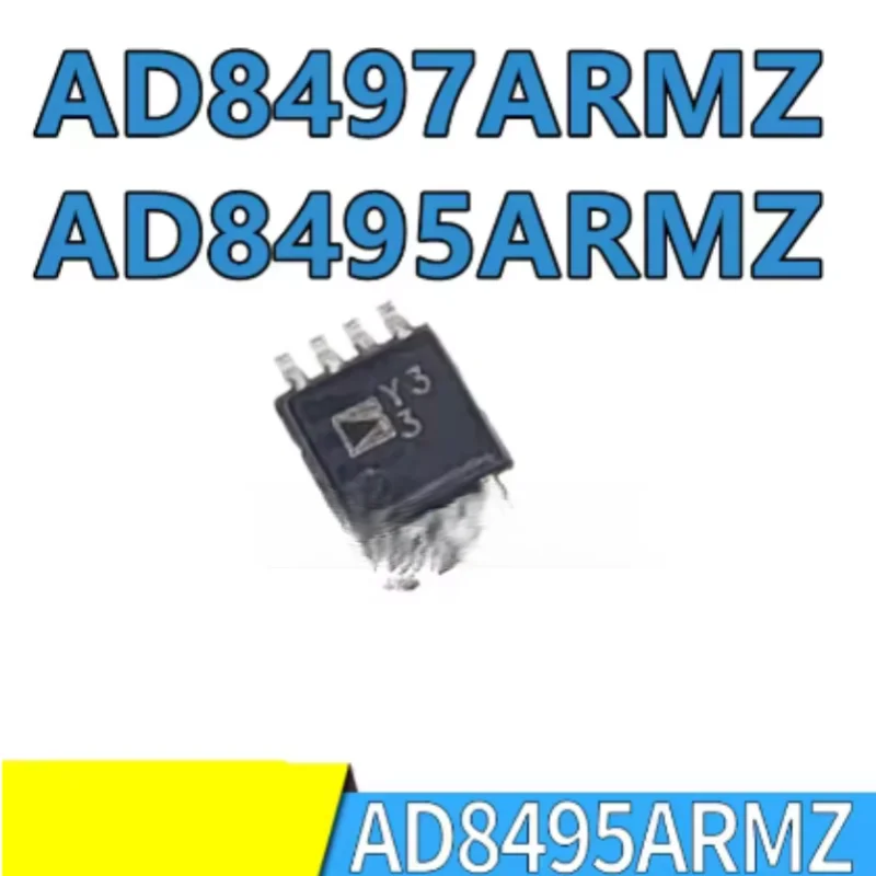 5PCS AD8497ARMZ AD8495ARMZ -R7 silk screen Y33 Y39 amplifier chip new MSOP8 pin AD8497 AD8495