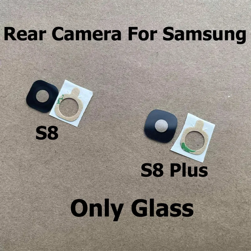 

Rear Camera For Samsung Galaxy S8 Back Camera Glass Lens With Sticker Adhesive For S8 Plus Repair Parts