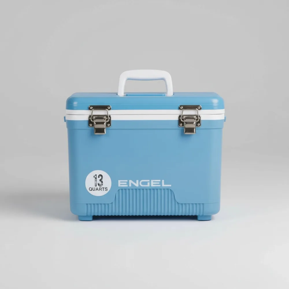 

13qt Leak-Proof Air Tight Drybox Cooler Hard Shell Lunchbox for Men Women Outdoor Camping