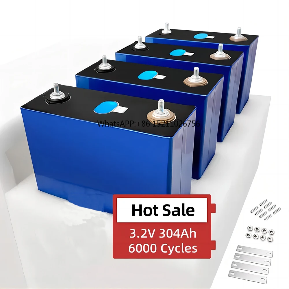 EU US Stock 3.2V 304 320 Ah Prismatic Lifepo4 Lithium Battery Lifepo 280Ah 320Ah 304Ah 300Ah 12V 24V 36V 48V 72V