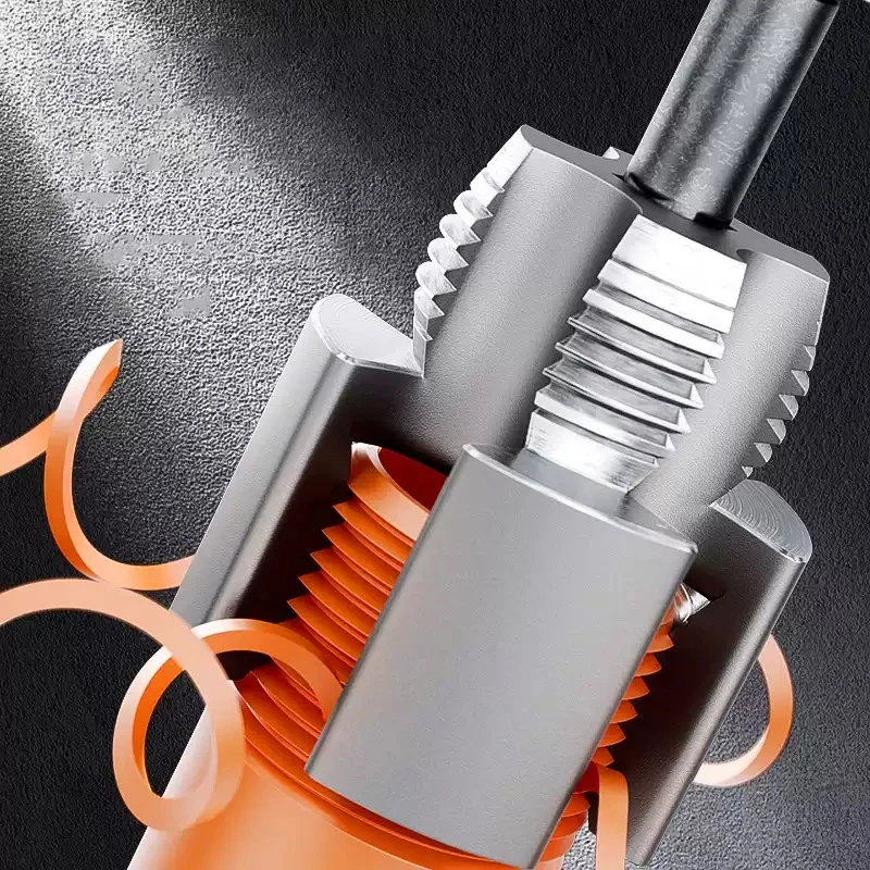 

Water Pipe Tap and Die Integrated Thread Cutting Tool with Inner and Outer Holes Suitable for PPR Plastic Pipes Tap and Die Set