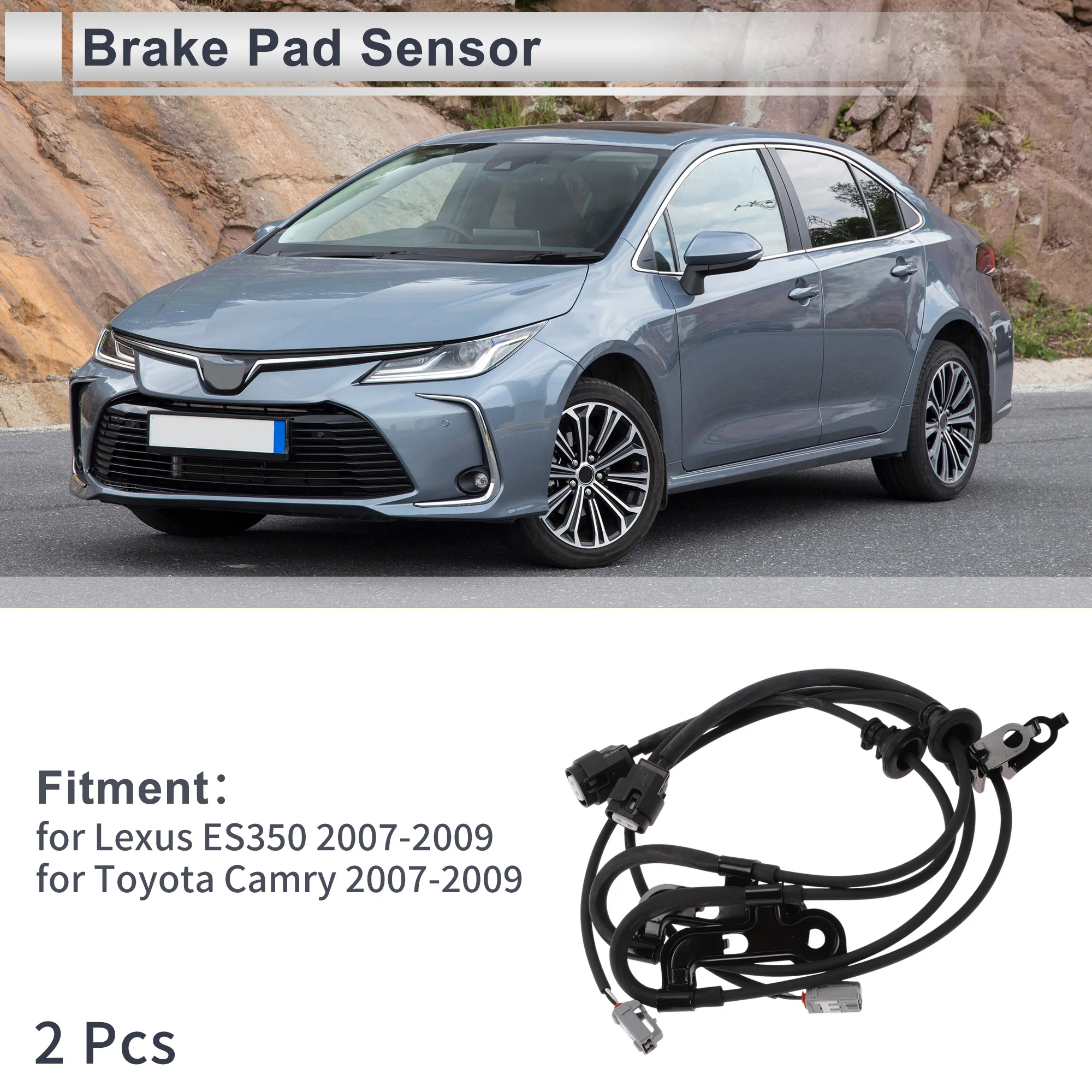 

UXCELL Датчик износа тормозных колодок заднего колеса No 8951633040 для Lexus ES350 2007-2009 гг.