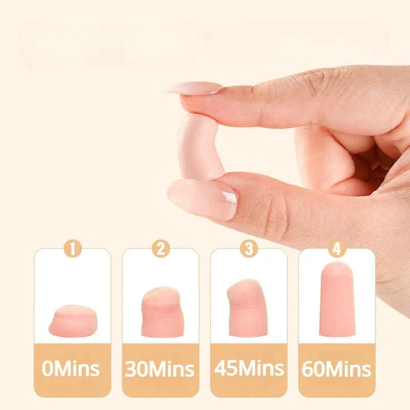 Comfortable Earplugs Anti-Noise Memory Cotton Ear Plugs Sleep Noise Reduction Ear Protector for Sleep Soft Foam Earplug