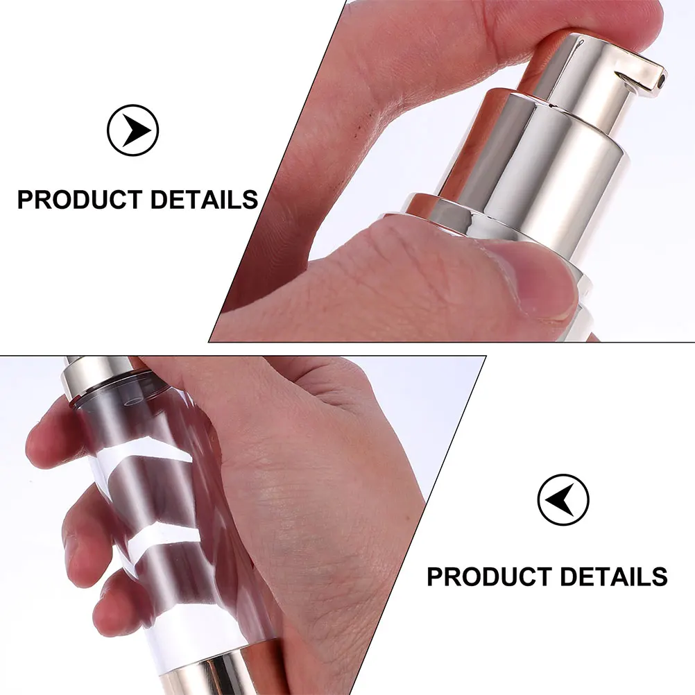 

6pcs 50Ml Empty Bottles Durable Travel Lotion Container Leakproof Subpackaging Bottle For Shampoo Makeup Remover