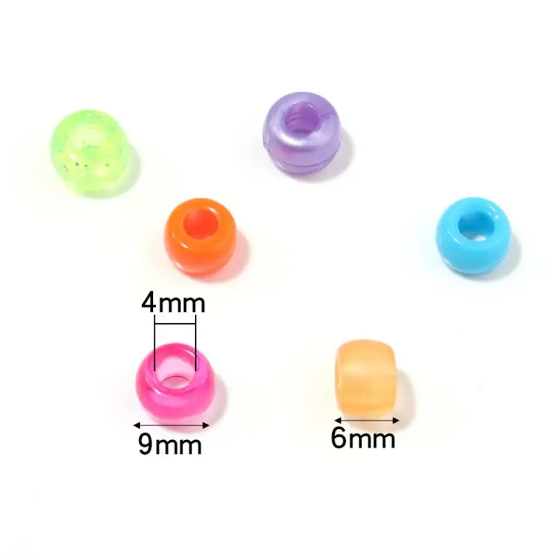 2/3/4SETS Large Hole Beads Easy To Use African Braids Eye-catching Trend Rich And Colorful Highly Praised Beaded Children