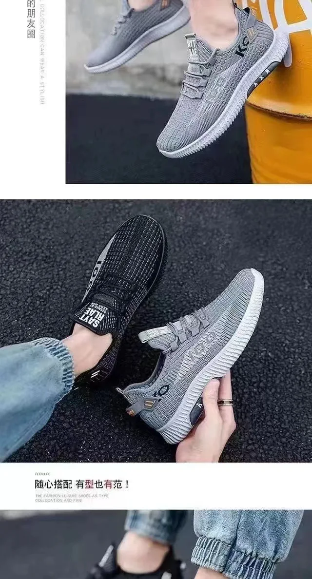 2026 Weichsohlige Frühlings- und Herbst-Stoffschuhe Atmungsaktive Mesh-Schuhe Rutschfeste Verschleißfeste Lässige Niedrige Schuhe Arbeitsschuhe – Detail 5