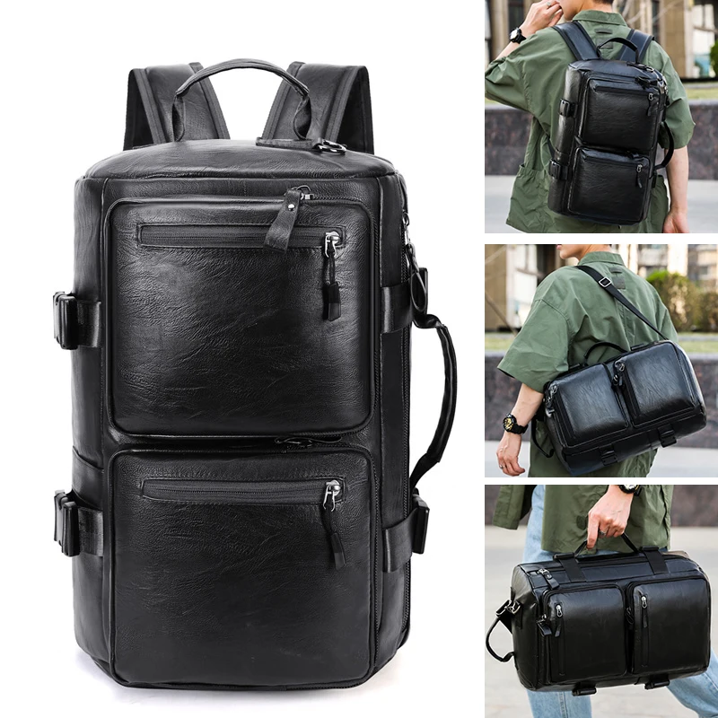 

Large Capacity Shoulder Bag Waterproof Men Backpack Durable Outdoor Camping Travel Business Travel Bag 15.6inch Computer Handbag