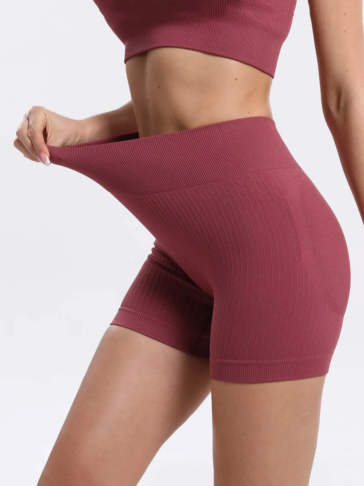 Sexy Scrunch Gym Shorts Women Tummy Control Sportswear Female Seamless High Waist Shark Workout Push Up Sport Tights For Fitness