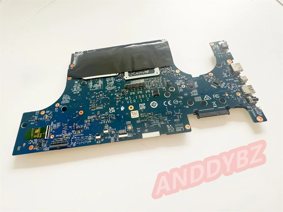 Original  MS-15811 for MSI gf76 11uc678x gf66 ge66 ge76 ms-1581 laptop motherboard with i5-11400H cpu rtx3060m 100% Works Perfec