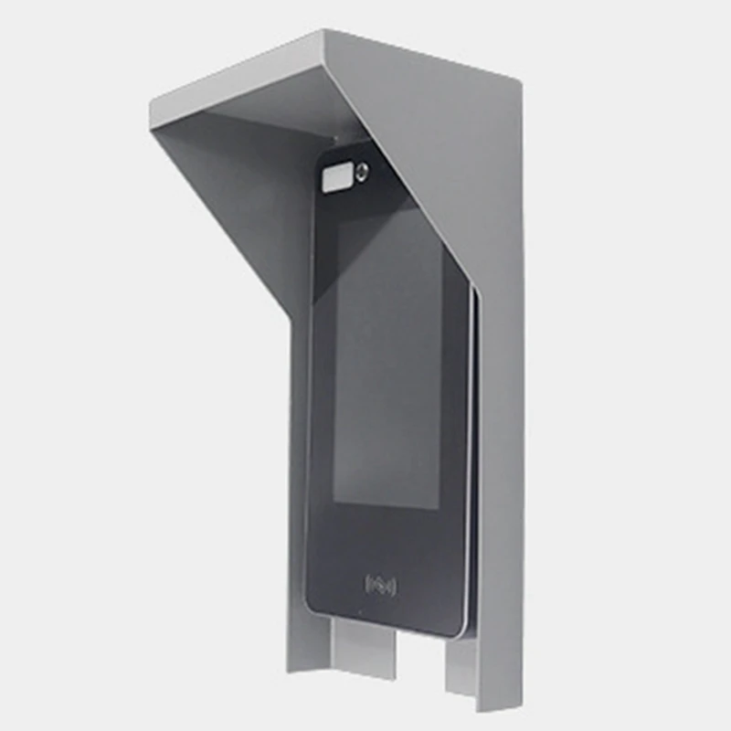 AB42-Metal Rainproof Cover Access Control Keypad Waterproof Case Rain Protector Protection Doorbell Button Card Reader Sun