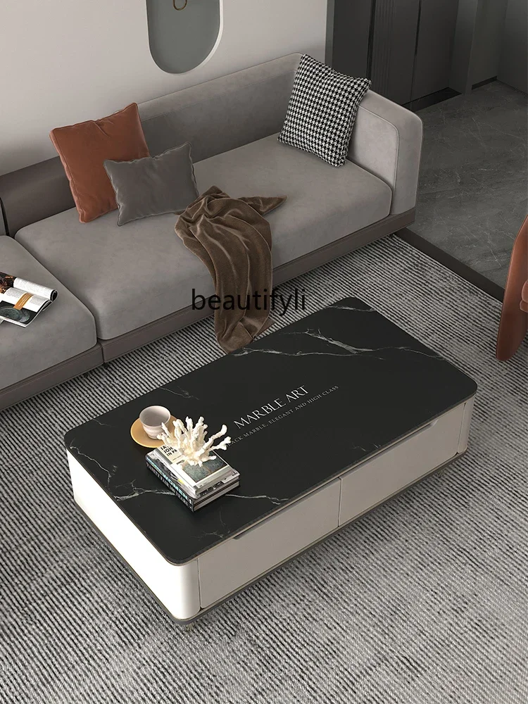 

HJ Marbling Leather Table Mat Tea Table Cloth Waterproof and Oilproof and Heatproof PVC Coffee Table Tablecloth