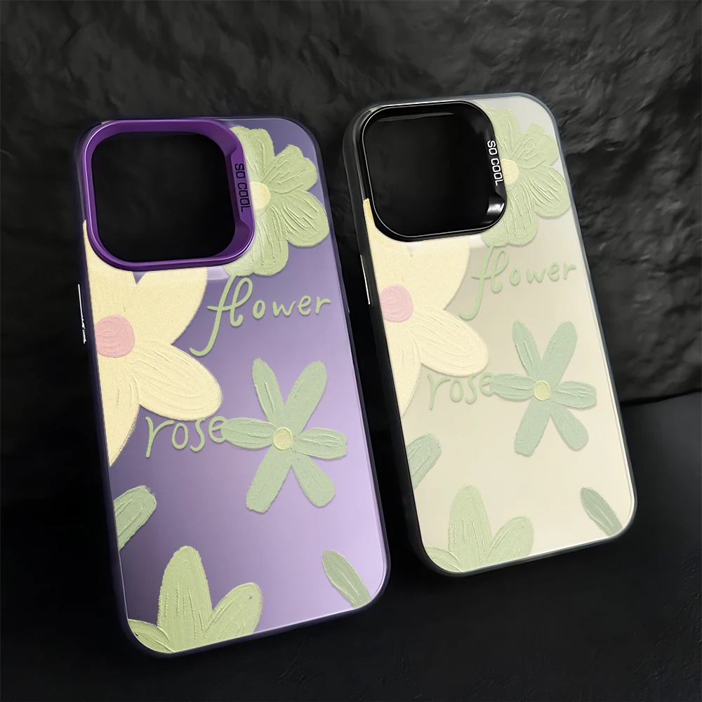 Best Seller Pastel Flower Text Aesthetic Y2K Style For Women For iPhone 16 17 15 13 14 14 Plus Phone Case Hard Shell Case