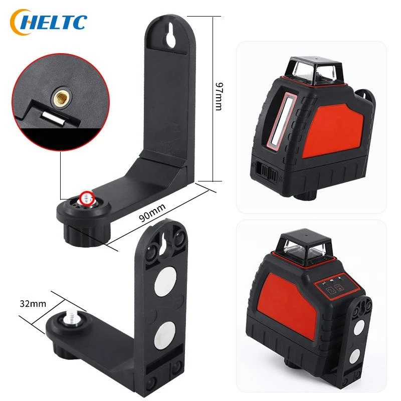 1PCS Norm 360 Degree Rotating Magnetic Bracket For Laser Level With 1/4' Thread Automatic Anping Laser Marker/Line Projector