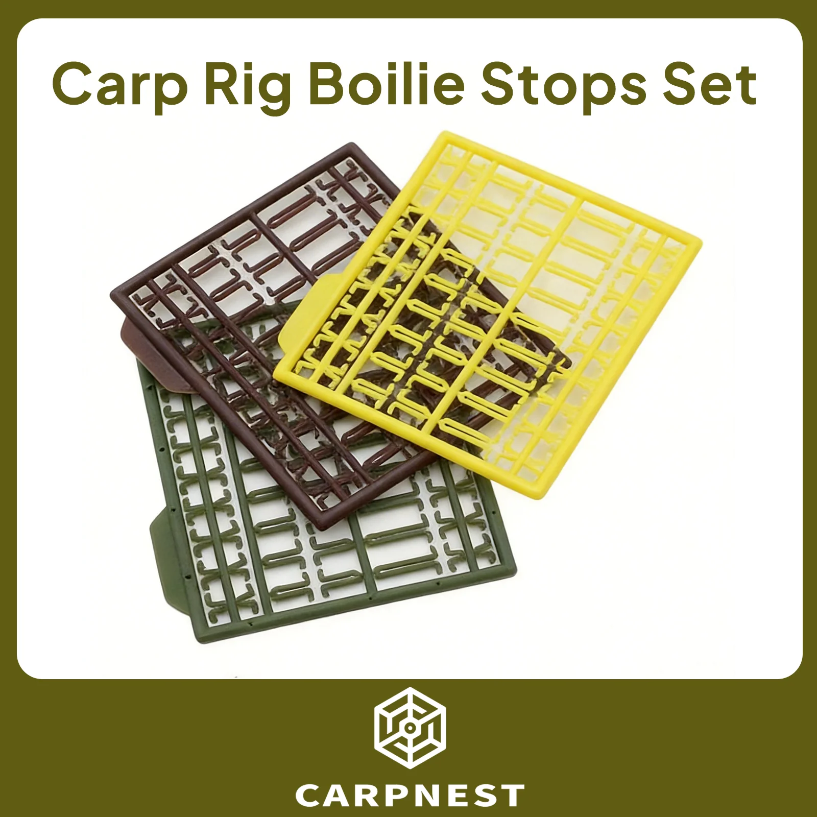 

5Pcs Carp Fishing Hair Rig Extender Boilie Bait Stops Boilie Stopper Carp Fishing Tackle