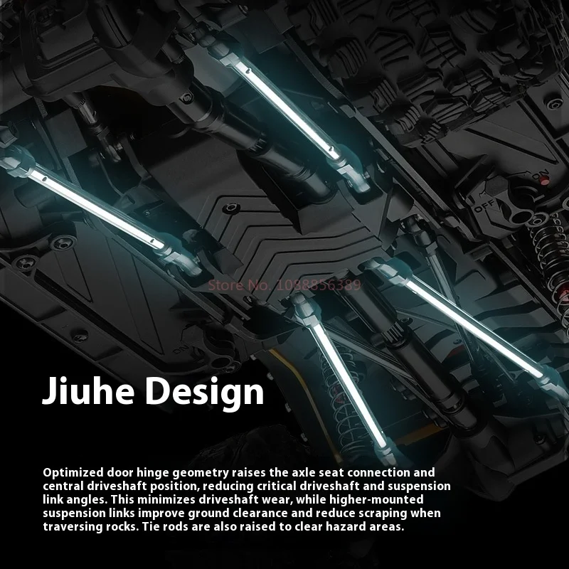 Weili Nieuwe 1:10 Wild Horse 104026 RC Crawler Terreinwagen Afstandsbediening Auto Vierwielaandrijving Simulatie Klimmen speelgoed