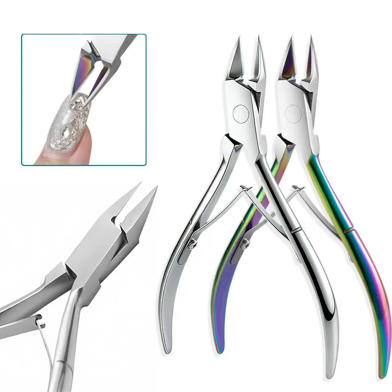 

Professional Toenail Ingrown Nail Art Cuticle Nipper Clipper Manicure Scissor Stainless Steel Plier Dead Skin Remover Tools