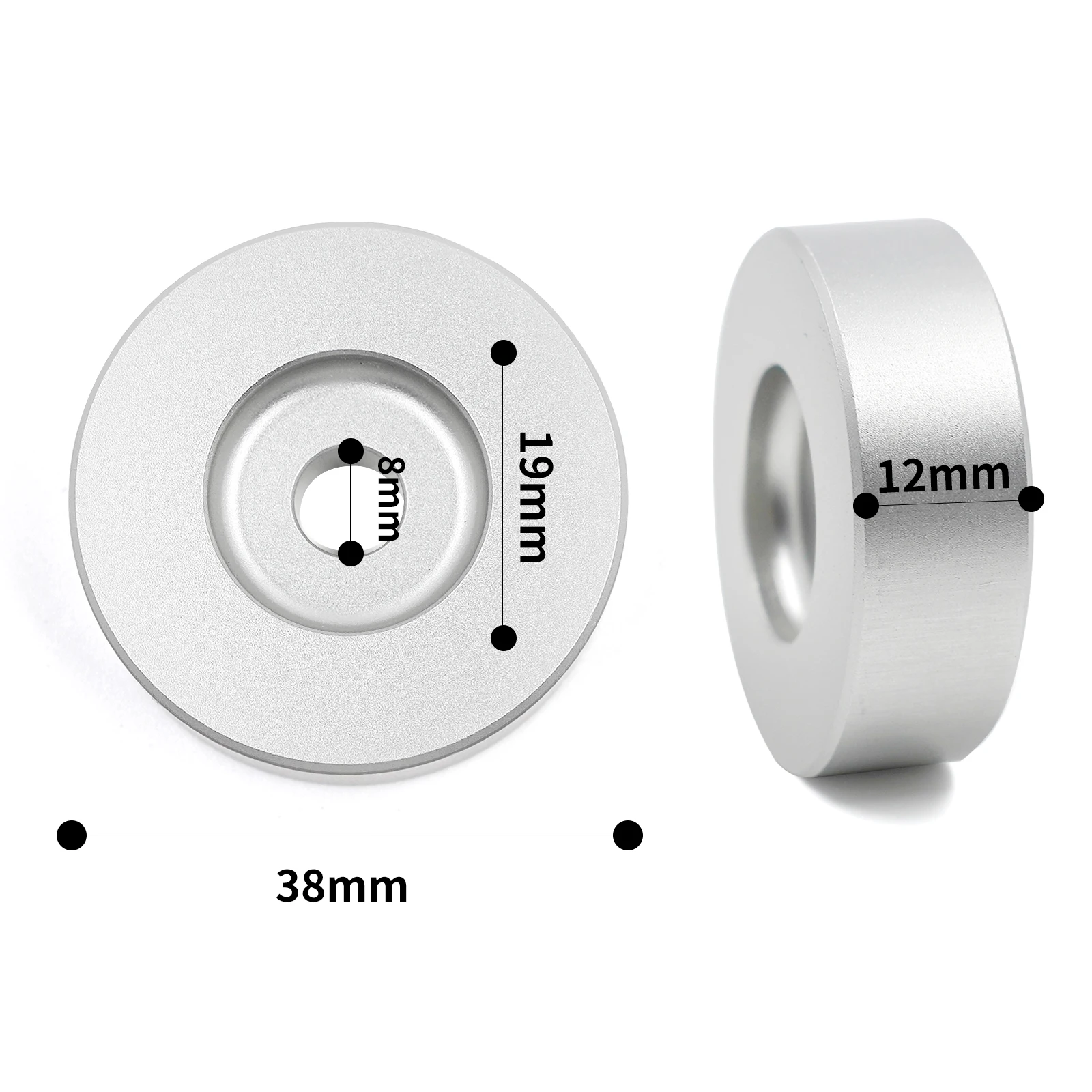 2024 رائجة البيع 45 دورة في الدقيقة محول القرص الدوار الألومنيوم الفضة الأسود 7 بوصة EP سجل القرص الدوار الفونوغراف الفينيل التقنيات مركز محول