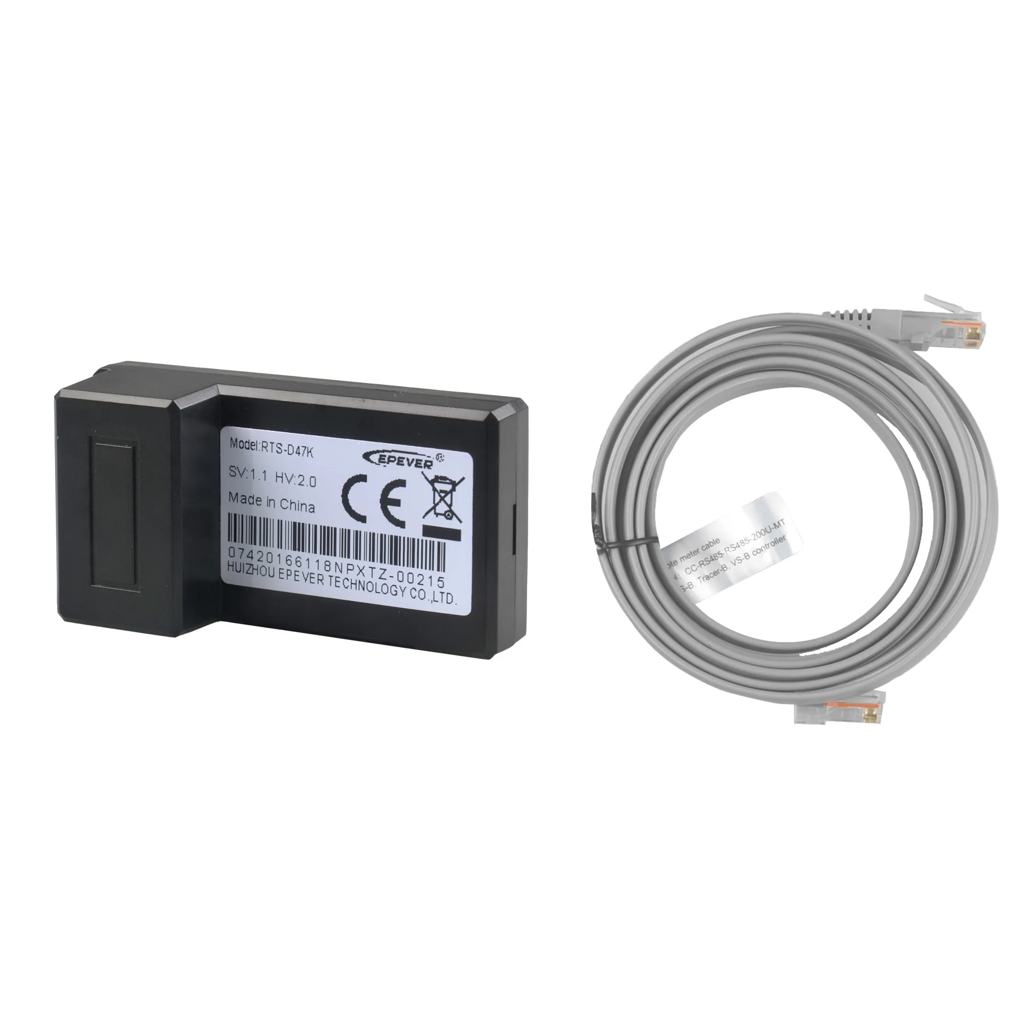 Remote Temperature Sensor RTS-D47K Use For Epever TEP Series MPPT Solar Controller Digital Remote Temperaturesensor RTSD47K