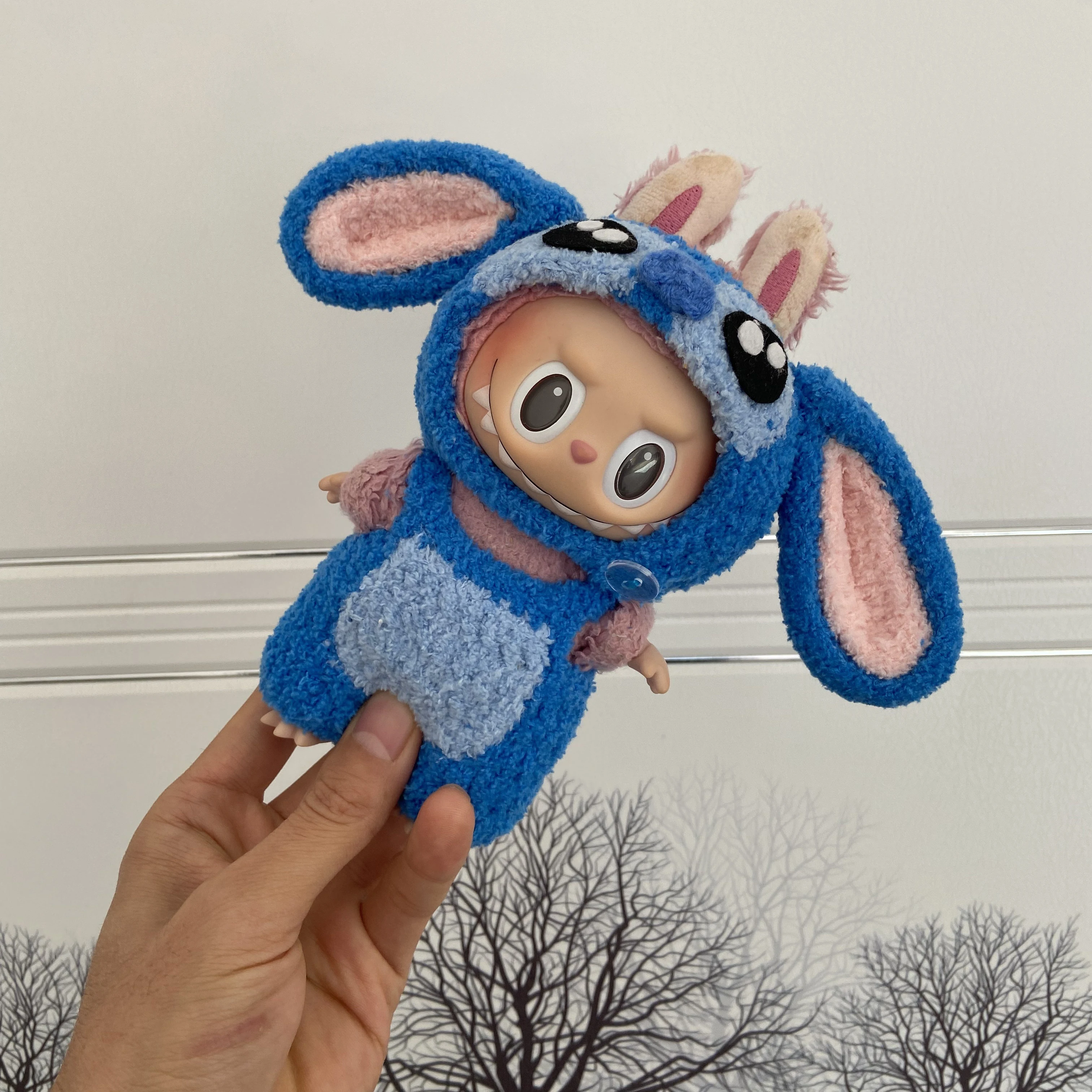 

Только одежда 17 см Labubu Stitch, милая кукольная одежда, кавайная одежда для кукол, аксессуары, сменная одежда ﻿ Аниме своими руками одежда