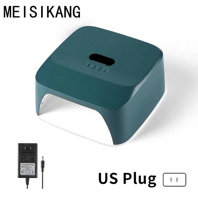 ネイル乾燥ランプ UVライト ジェルネイル用 LED 48W 充電式 UV 自動センサー搭載 速乾UVライト サロン＆自宅用