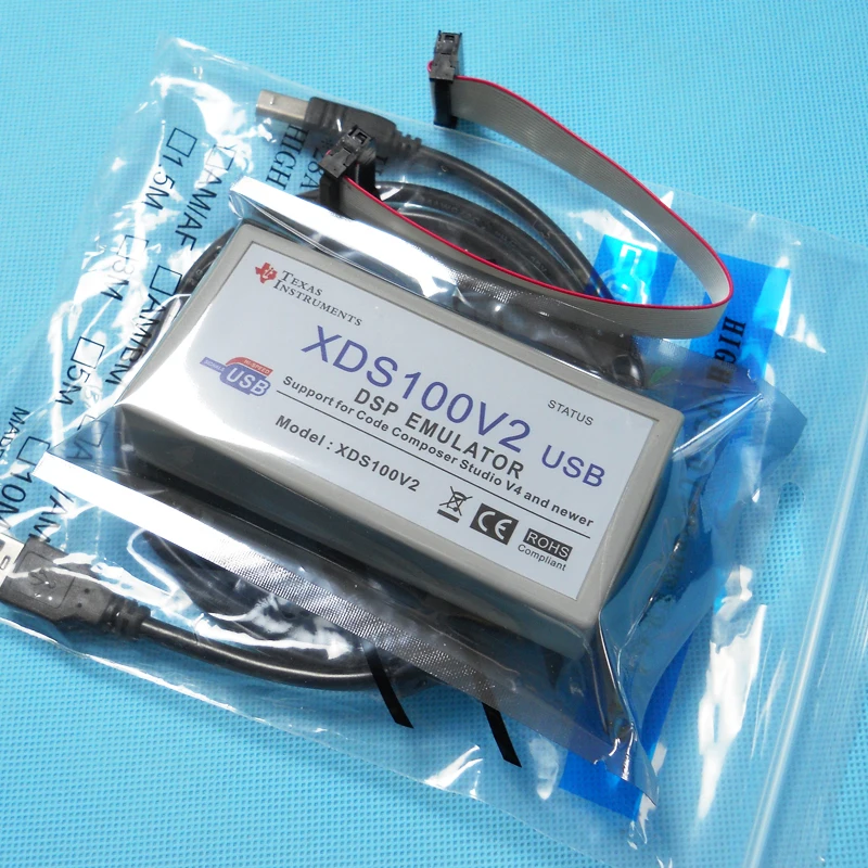 XDS100V2 V3 Emulator TI DSP ARM Downloader Burner Download Cable USB2.0 Supports ccs4
